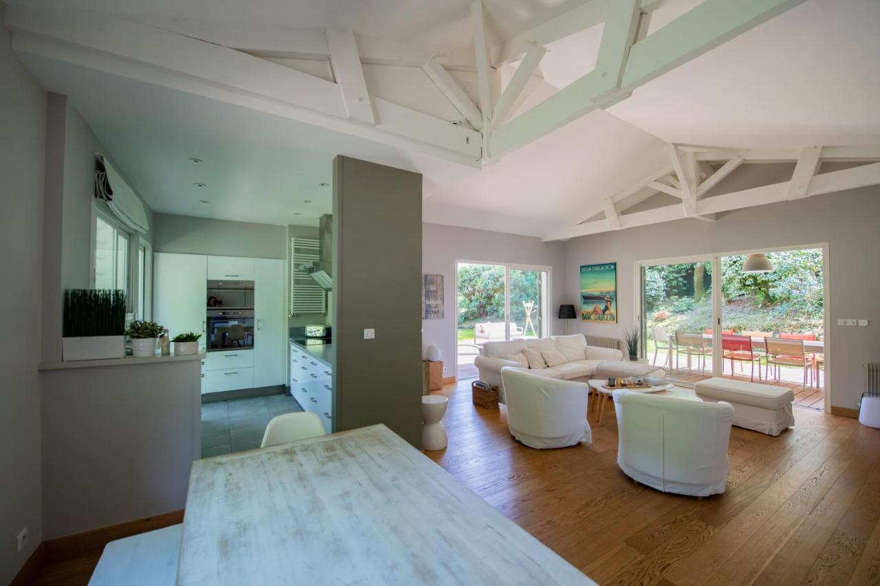 Villa Spacieuse A Arcachon, Proche Plages, Jardin المظهر الخارجي الصورة