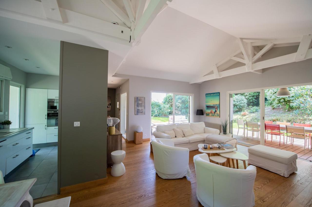 Villa Spacieuse A Arcachon, Proche Plages, Jardin المظهر الخارجي الصورة